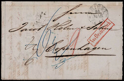 "AUS ÖSTERREICH", roter Transit R1 vds. sowie R3 "K. PR. POST. SPED. ...