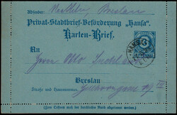 140: German Empire Stadtpost - Postal stationery