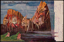 203099: Picture Postcards, Mountains, Faces in Mountains – other