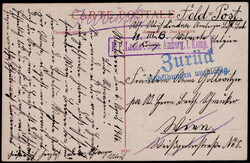 144: Fieldpost World War I - Cancellations and seals