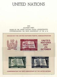 7590: Sammlungen und Posten Vereinte Nationen UNO - Sammlungen