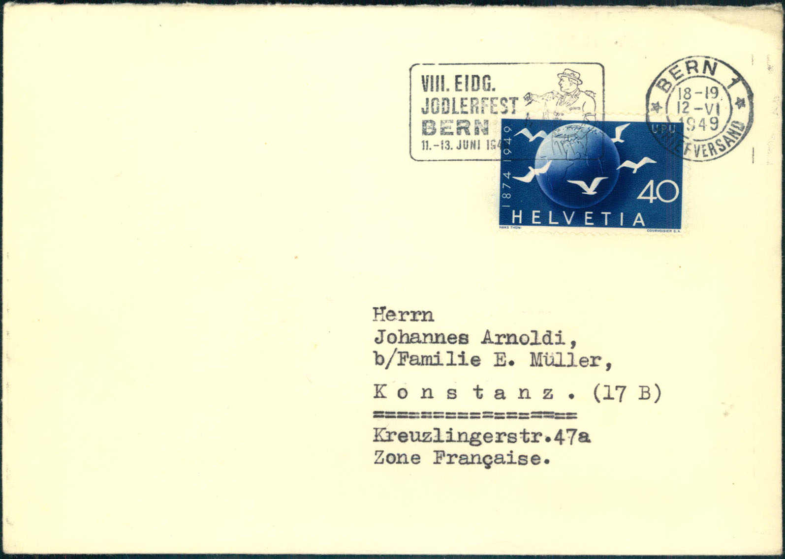 Briefmarken Thomas Fischer Schweiz Michel 524