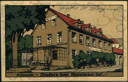 351050: Kunst u. Kultur, Malerei, Künstler-Stein Zeichnung