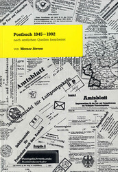 POSTBUCH 1945-1992 NACH AMTLICHEN QUELLEN BEARBEITET,  Werner Steven ...