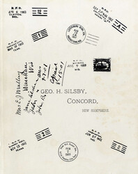 USA,  Doane E.R. - County Systems of R.F.D. Patterns and Postal ...
