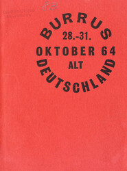 ALTDEUTSCHLAND,  Burrus-Auktionskatalog 1964 mit Abbildungen ...