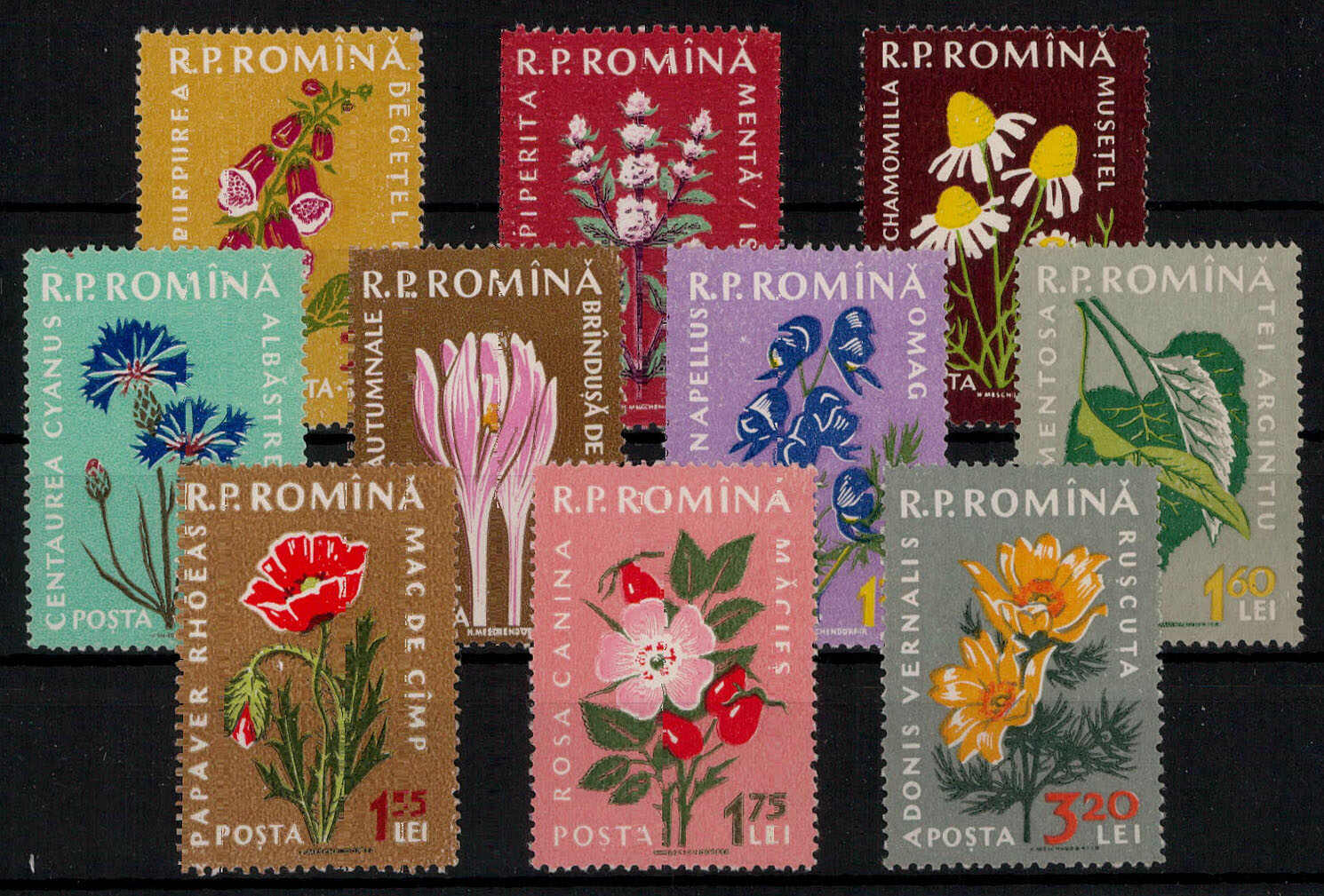 Einheimische Flora 1959 kpl. **  (16,-)