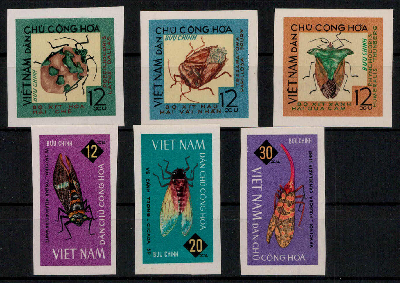 Schädliche Insekten 1965 kpl. ** ungezähnt  (20,-)