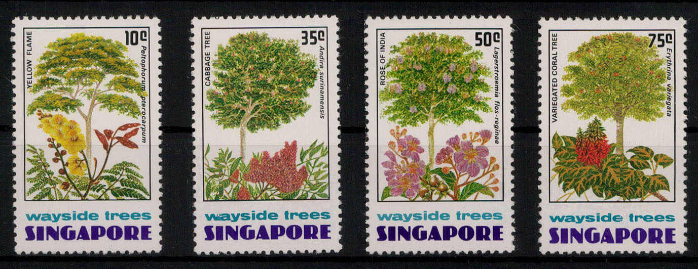 Alleebäume 1975 kpl. **  (12,-)