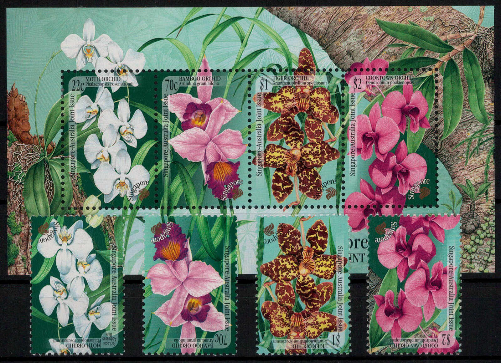 Einheimische Orchideen 1998 kpl. **  (19,50)