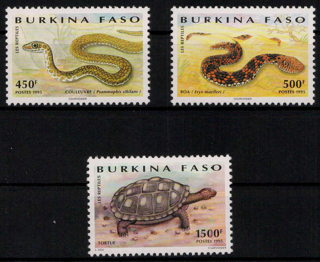 Kriechtiere 1995 kpl. **  (14,-)