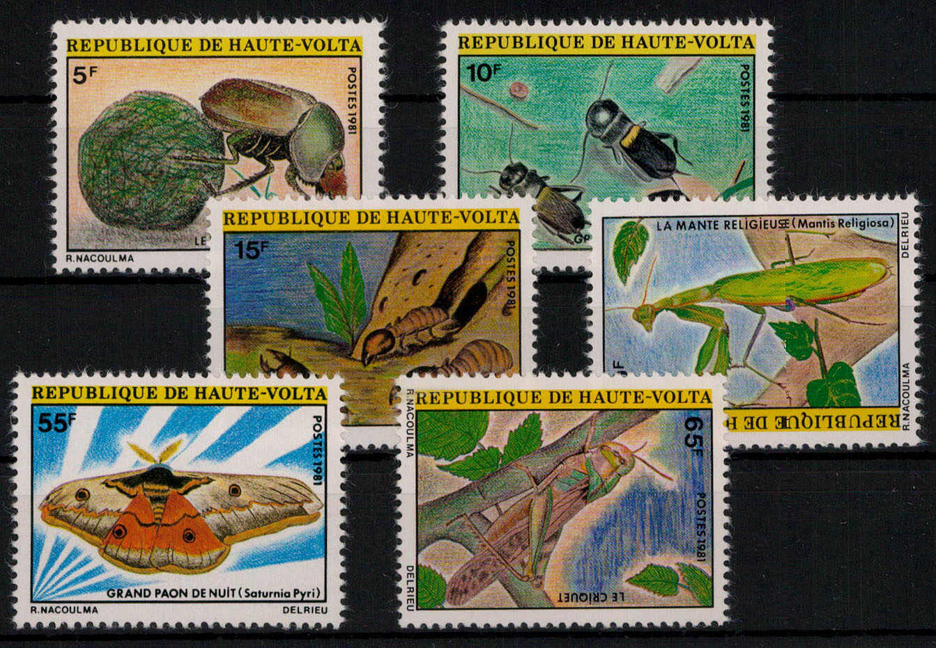 Insekten 1981 kpl. **  (15,-)