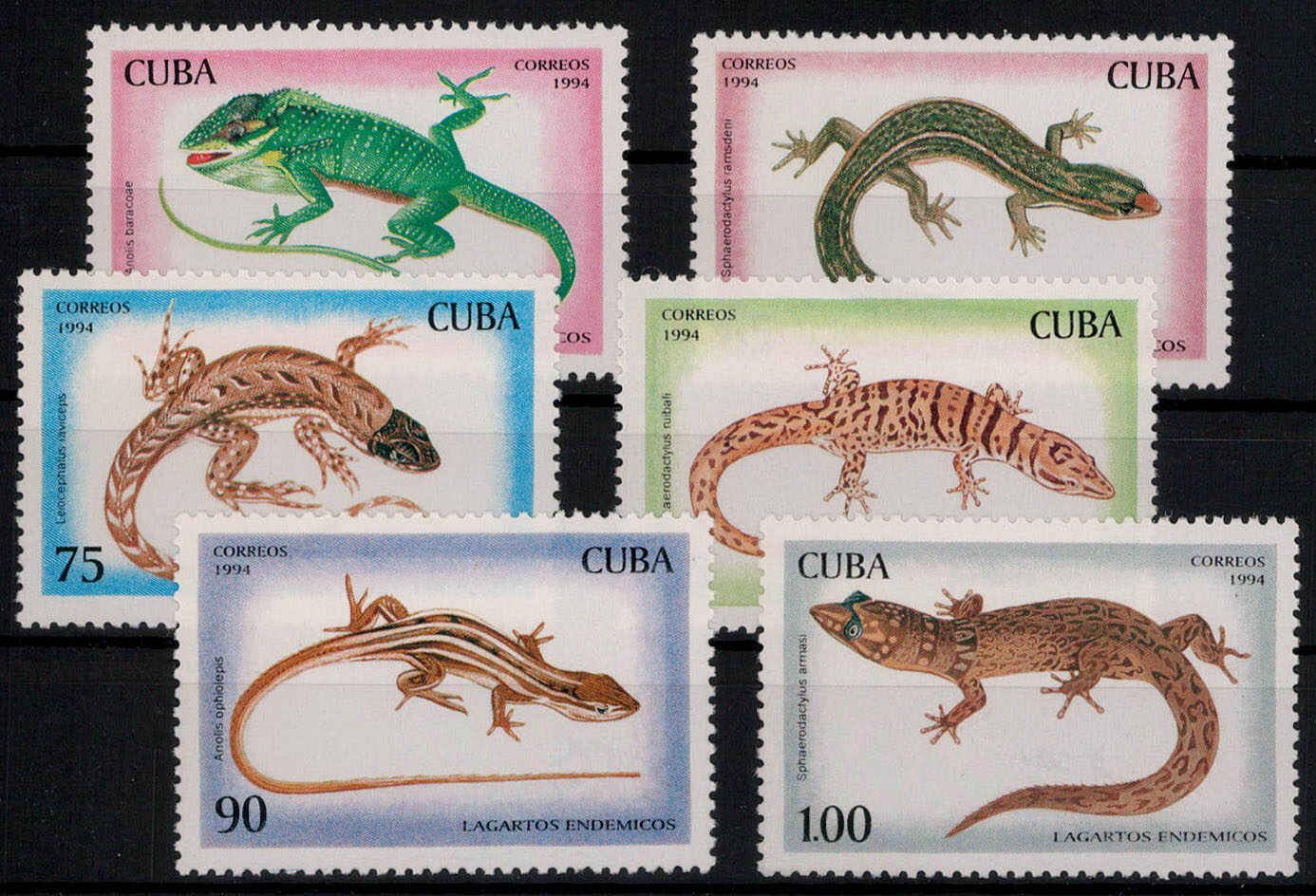 Einheimische Echsen 1994 kpl. **  (12,-)