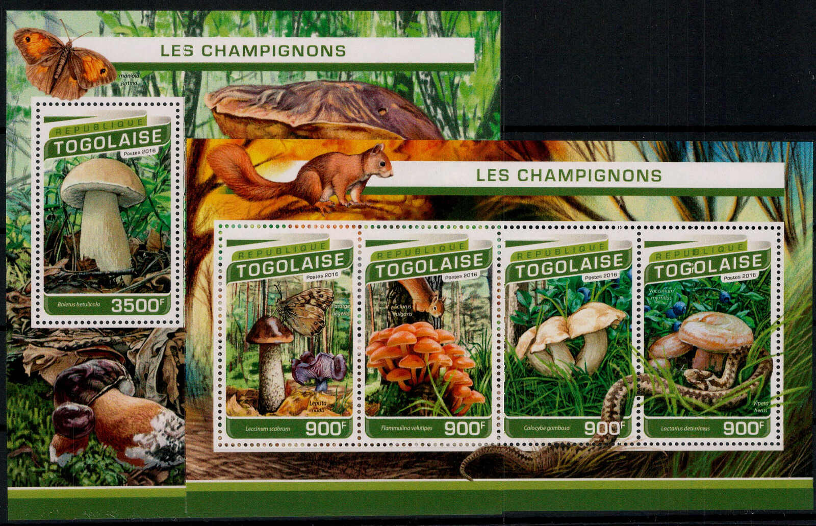 Pilze 2016 kpl. **  (28,-)