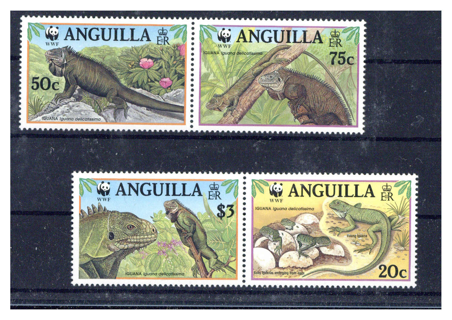 Grüner Inselleguan 1997 kpl. **  (10,-)