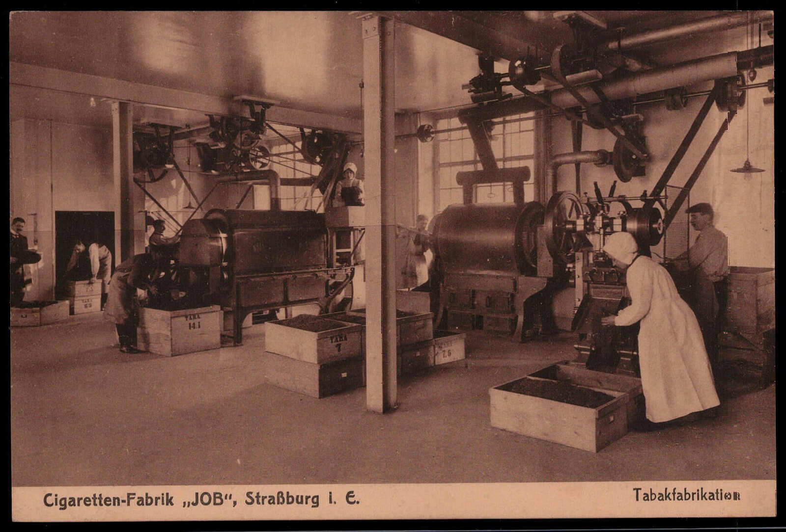 Straßburg / Elsaß,  Cigaretten-Fabrik  "JOB" um 1920  I-II