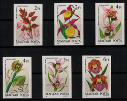 Orchideen 1987 kpl. ** ungezähnt  (100,-)