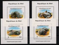 Nordafrikanisches Stachelschwein 1998 kpl. **  (15,-)