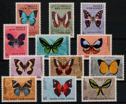 Schmetterlinge 1966 kpl. **  (40,-)