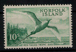 10 Sh. Rotschwanz-Tropikvogel 1961 **  (50,-)