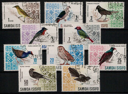 Vögel 1967 kpl. sauber rundgestempelt  (40,-)