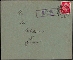 Brelingen über Hannover  W-3001,  violetter Landpost R2 klar auf ...