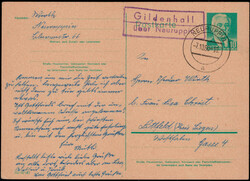111950: Germany East, Zip Code O-19, 195 Neuruppin - Cancellations and seals
