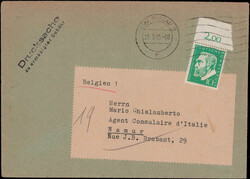 10 Pf. v. Miller vom Oberrand als EF. auf ermäßigter Auslands-DS  ...