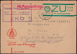 1410: DDR Dienst und ZKD allgemein - Dienstmarken