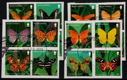 Schmetterlinge 2013 kpl. auf Bfstk. mit ESST  (42,-)