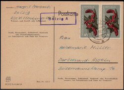 111820: Germany East, Zip Code O-18, 182 Belzig - Cancellations and seals