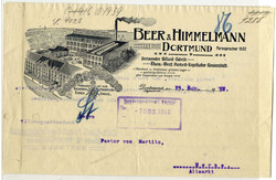 Dortmund  W-4600,  herrlich illustrierte, gefaltete, gelochte  ...