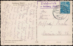 112860: Germany East, Zip Code O-28, 286 Lübz - Cancellations and seals