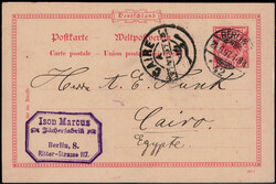 Berlin  W-1000,  Stegstempel  "BERLIN 42" klar auf 10 Pf. ...