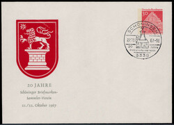 30 Pf. Privat-GU gr. Bauwerke "20 Jahre Schöninger ...