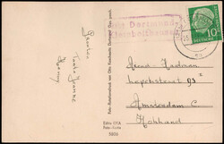 Dortmund - Kleinholthausen  W-4600,  violetter Landpost R2 auf ...