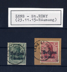 "LENS - ST. REMY", K1 zweimal klar auf zwei Germania-Werten