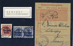 "LINCENT", viermal klar auf drei Germania-Werten und ...