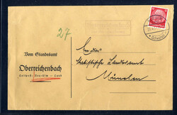 Unterreichenbach über Neu-Ulm (Donau)  W-7910,  violetter Landpost ...