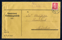 Kleinziegenfeld Scheßlitz Land  W-8604,  violetter Landpost R2 klar ...