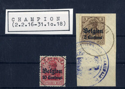 "CHAMPION",  K1 je klar auf 10 C. und auf Bfstk. 3 C. Germania