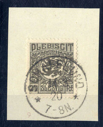 "SCHAFFLUND",  guter  K1 klar auf Bfstk. 7 1/2 Pf.  (Hdb. 100 Pkte.)