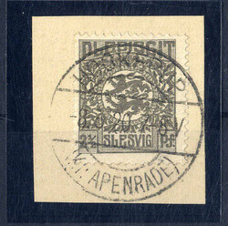 "HOCKERUP (Kr. APENRADE)", guter Stegstempel zentrisch klar auf Bfstk ...