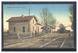 St. Hilaire-le-Petit,  Bahnhof 1915 per Feldpost befördert  I-II