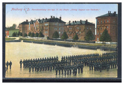Neuburg  W-8858,  Paradeaufstellungds Kgl 15 Inf Rgt.  "König August ...