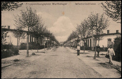 Posen,  Truppenübungsplatz Warthelager Infanteriestraße 1915 per ...