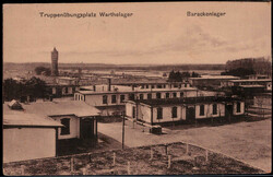 Posen,  Truppenübungsplatz Warthelager Barackenlager 1917 per ...
