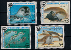 Mittelmeer-Mönchsrobbe 1986 kpl. **  (15,-)