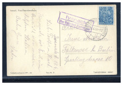 Ivenack über Reuterstadt Stavenhagen  O-2044,  violetter Landpost R2 ...