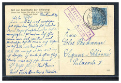 Streckewalde über Marienberg (Sachs)  O-9340,   violetter Landpost ...